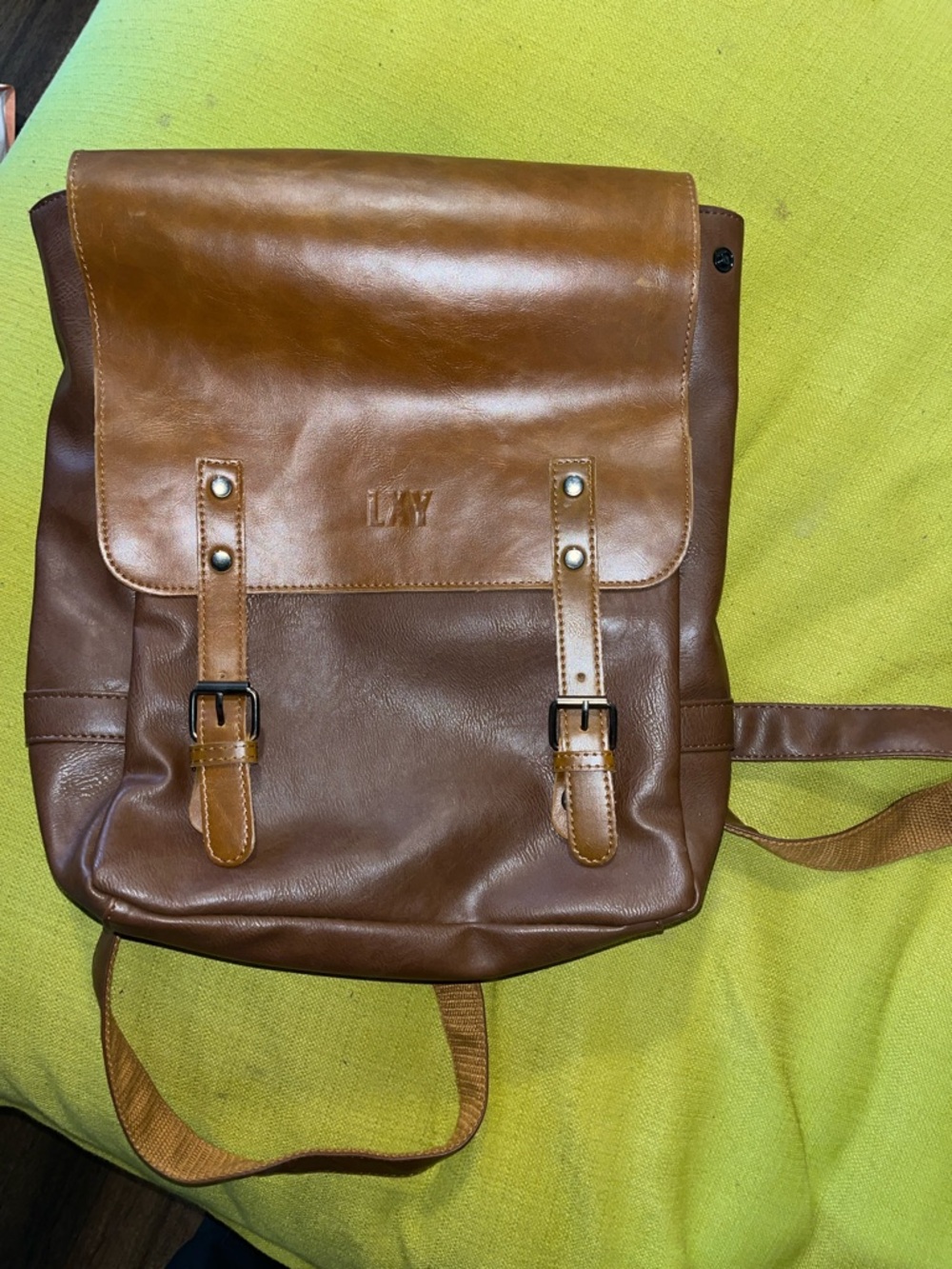 LXY VEGAN LEATHER BACKPACK